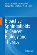 Cover: Bioactive Sphingolipids in Cancer Biology and Therapy - Springer