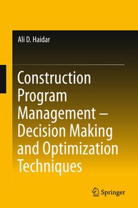 Abbildung von: Construction Program Management - Decision Making and Optimization Techniques - Springer