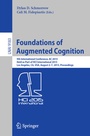 Cover: Foundations of Augmented Cognition - Springer