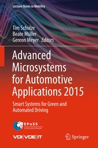 Enlarge image Cover: Advanced Microsystems for Automotive Applications 2015 - Springer
