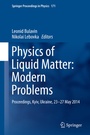 Cover: Physics of Liquid Matter: Modern Problems - Springer