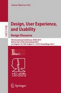 Abbildung von: Design, User Experience, and Usability: Design Discourse - Springer