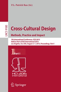 Abbildung von: Cross-Cultural Design Methods, Practice and Impact - Springer