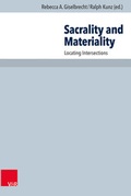 Cover: Sacrality and Materiality - Vandenhoeck & Ruprecht