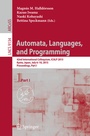Cover: Automata, Languages, and Programming - Springer