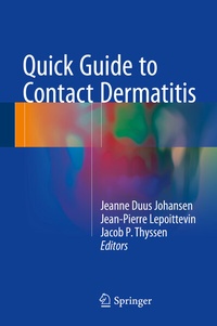 Enlarge image Cover: Quick Guide to Contact Dermatitis - Springer