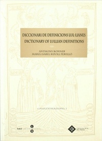 Abbildung von: Diccionari de definicions lul·lianes = Dictionary of lullian definitions - Publicacions i Edicions de la Universitat de Barcelona
