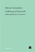 Cover: Hoffnung auf Vernunft - Meiner
