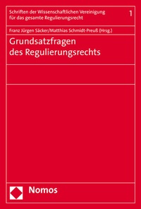Abbildung von: Grundsatzfragen des Regulierungsrechts - Nomos