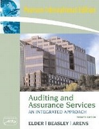 Enlarge image Cover: Auditing and Assurance Services - Pearson