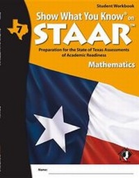 Enlarge image Cover: Swyk on Staar Math Gr 7, Student Workbook - Show What You Know Publishing