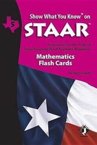 Enlarge image Cover: Swyk on Staar Math Flash Cards Gr 5 - Show What You Know Publishing