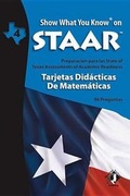 Cover: Swyk on Staar Math Flash Cards Spanish Gr 4 - Show What You Know Publishing