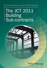 Enlarge image Cover: The JCT 2011 Building Sub-contracts - Wiley-Blackwell