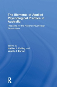 Enlarge image Cover: The Elements of Applied Psychological Practice in Australia - Routledge