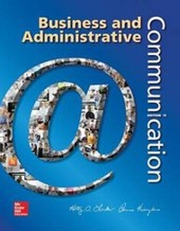 Enlarge image Cover: Business and Administrative Communication with Gregg Reference Manual - Irwin/McGraw-Hill