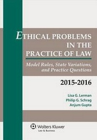 Enlarge image Cover: Ethical Problems in the Practice of Law - Aspen Publishers Inc.,U.S.