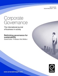 Abbildung von: Rethinking governance for sustainability - Emerald Group Publishing Ltd