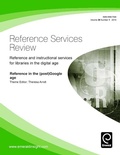 Cover: Reference in the (post)Google age - Emerald Group Publishing Ltd