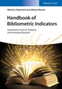 Cover: Handbook of Bibliometric Indicators - Wiley-VCH