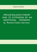 Cover: Impulse Balance Theory and its Extension by an Additional Criterion - BoD - Books on Demand