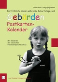 Cover: Der fr&ouml;hliche immer-w&auml;hrende Geburtstags- und Geb&auml;rden Postkarten-Kalender - Loeper Karlsruhe
