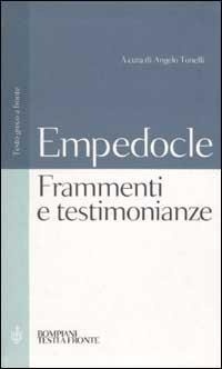 Abbildung von: Testimonianze e frammenti. Testo greco a fronte - Testi a fronte;Bompiani