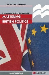 Enlarge image Cover: Mastering British Politics - Palgrave Macmillan