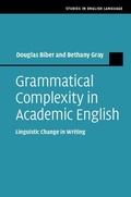 Cover: Grammatical Complexity in Academic English - Cambridge University Press
