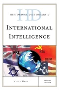 Cover: Historical Dictionary of International Intelligence - Rowman & Littlefield Publishers