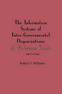 Abbildung von: The Information Systems of International Inter-Governmental Organizations - Praeger Publishers Inc