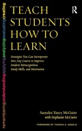 Cover: Teach Students How to Learn - Stylus Publishing