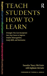 Enlarge image Cover: Teach Students How to Learn - Stylus Publishing