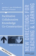 Cover: Facilitative Collaborative Knowledge Co-Construction - Wiley