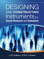 Cover: Designing and Constructing Instruments for Social Research and Evaluation - Jossey-Bass