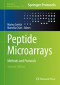 Cover: Peptide Microarrays - Humana Press Inc.
