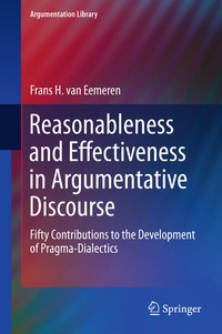 Enlarge image Cover: Reasonableness and Effectiveness in Argumentative Discourse - Springer