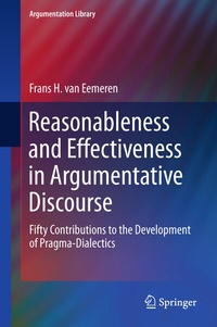 Enlarge image Cover: Reasonableness and Effectiveness in Argumentative Discourse - Springer