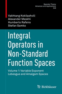 Abbildung von: Integral Operators in Non-Standard Function Spaces - Birkhäuser