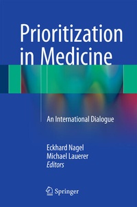 Enlarge image Cover: Prioritization in Medicine - Springer