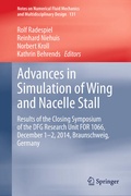 Cover: Advances in Simulation of Wing and Nacelle Stall - Springer