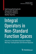 Cover: Integral Operators in Non-Standard Function Spaces - Birkh&auml;user