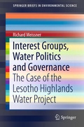 Cover: Interest Groups, Water Politics and Governance - Springer