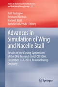 Cover: Advances in Simulation of Wing and Nacelle Stall - Springer