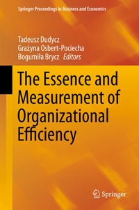 Abbildung von: The Essence and Measurement of Organizational Efficiency - Springer