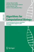 Cover: Algorithms for Computational Biology - Springer