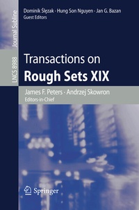 Abbildung von: Transactions on Rough Sets XIX - Springer