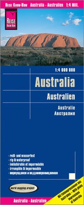Abbildung von: Reise Know-How Landkarte Australien / Australia (1:4.000.000) - Reise Know-How Verlag Peter Rump GmbH