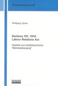 Cover: Sections 197, 197A Labour Relations Act - Shaker