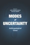 Cover: Modes of Uncertainty - University of Chicago Press